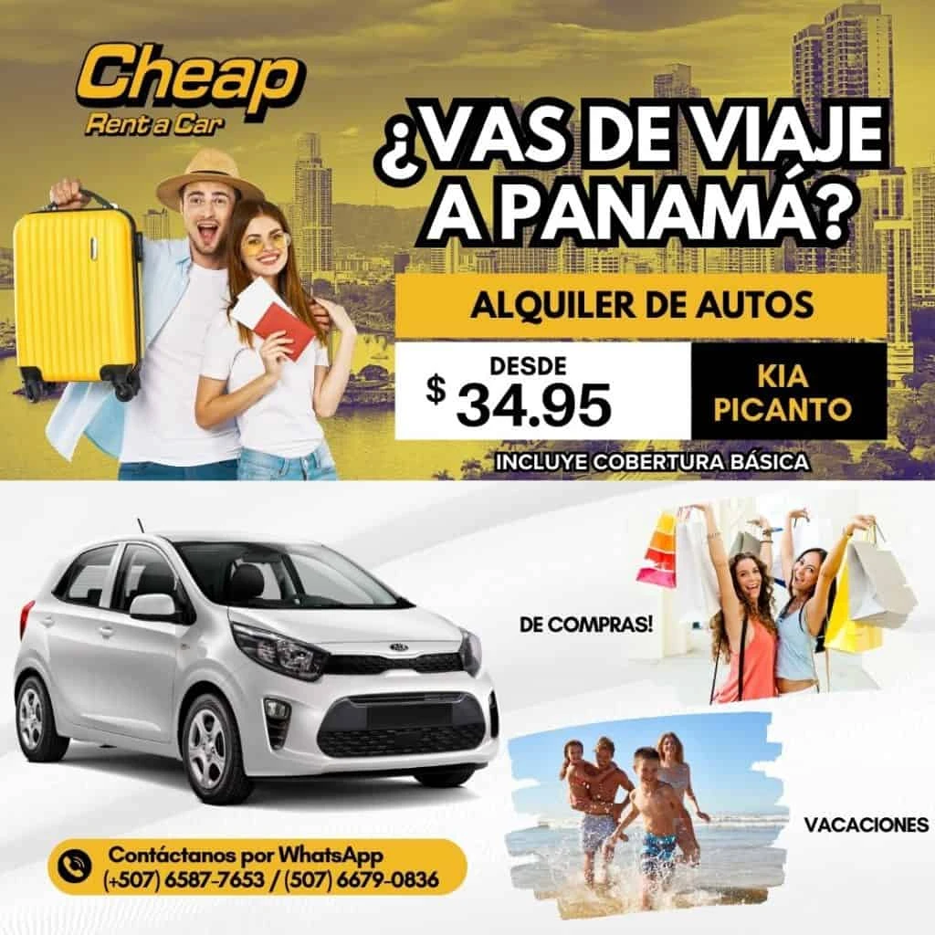 vas de viaje a panama - alquiler de autos